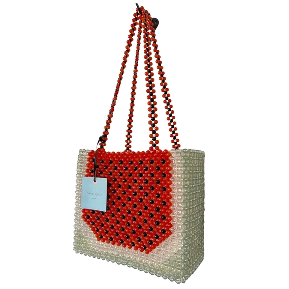 [NEW] Cynthia Rowley Watermelon Beaded Purse - Picture 2 of 4